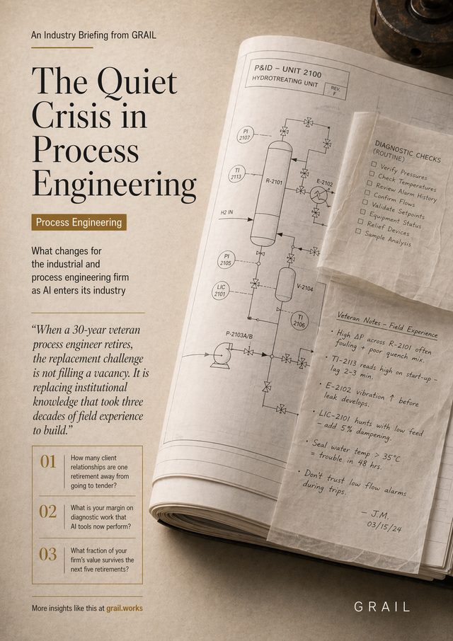 GRAIL CEO briefing cover for Industrial Process.